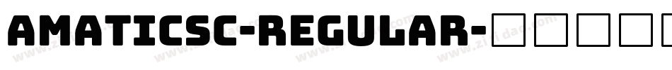 AmaticSC-Regular字体转换