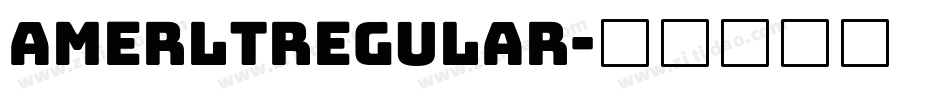 AmerLTRegular字体转换