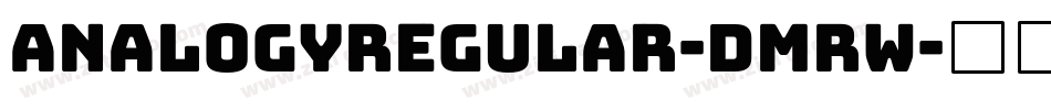 AnalogyRegular-DmRW字体转换