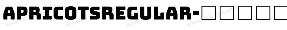 ApricotsRegular字体转换
