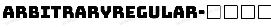 ArbitraryRegular字体转换