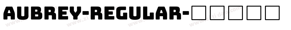 Aubrey-Regular字体转换