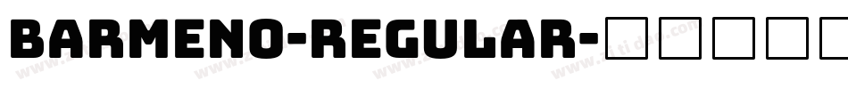 Barmeno-Regular字体转换