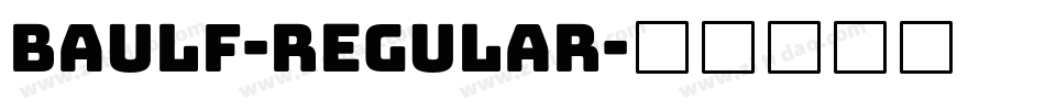 BauLF-Regular字体转换