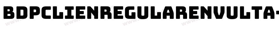 BdpClienRegularEnvulta-WPdn字体转换