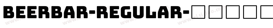 Beerbar-Regular字体转换