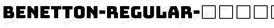 Benetton-Regular字体转换