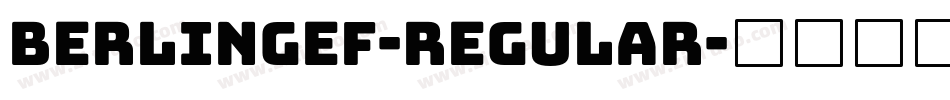 BerlingEF-Regular字体转换