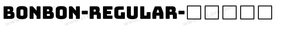 Bonbon-Regular字体转换