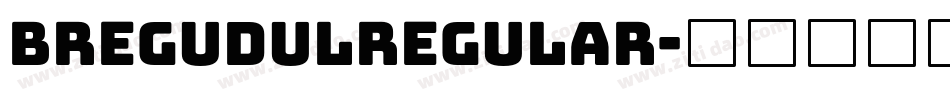 BregudulRegular字体转换
