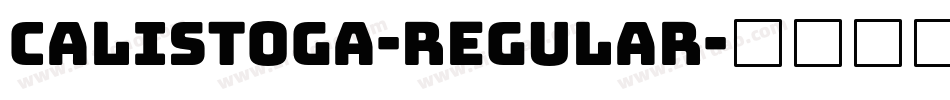 Calistoga-Regular字体转换 Calistoga-Regular字体转换