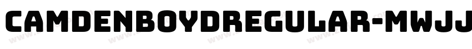 CamdenBoydRegular-MwjJ字体转换