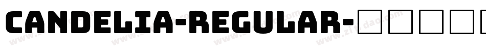 Candelia-Regular字体转换