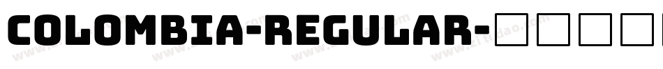 Colombia-Regular字体转换