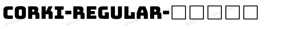Corki-Regular字体转换