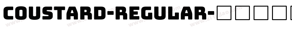 Coustard-Regular字体转换