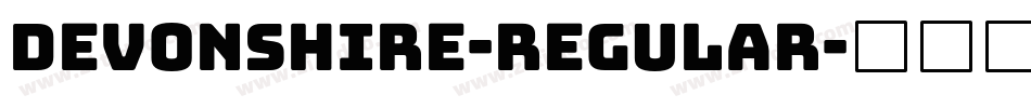 Devonshire-Regular字体转换