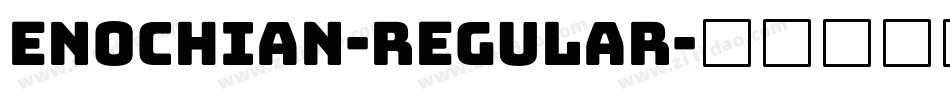 Enochian-Regular字体转换