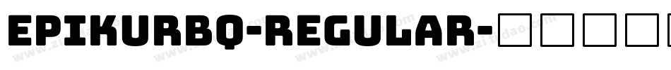 EpikurBQ-Regular字体转换
