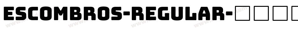Escombros-Regular字体转换