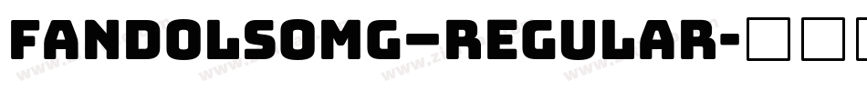 FandolSomg–Regular字体转换