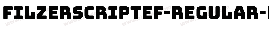 FilzerScriptEF-Regular字体转换