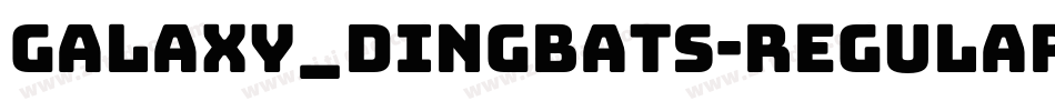 Galaxy_dingbats-Regular字体转换