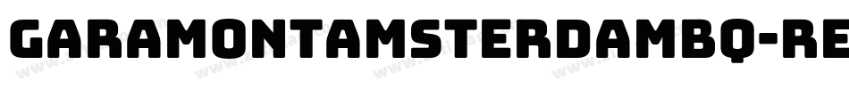 GaramontAmsterdamBQ-Regular字体转换 GaramontAmsterdamBQ-Regular字体转换