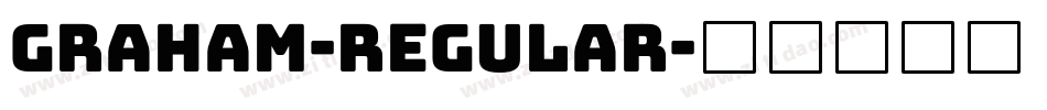 Graham-Regular字体转换