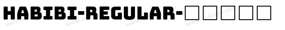 Habibi-Regular字体转换