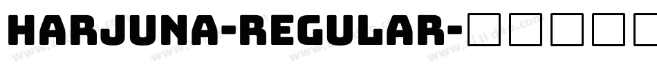 HarjunA-Regular字体转换