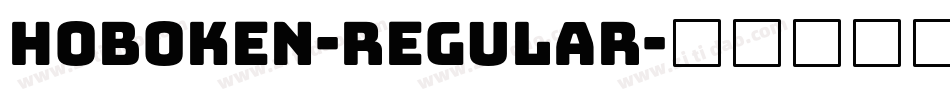 Hoboken-Regular字体转换