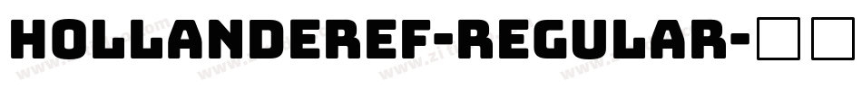 HollanderEF-Regular字体转换