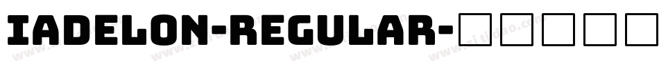 Iadelon-Regular字体转换
