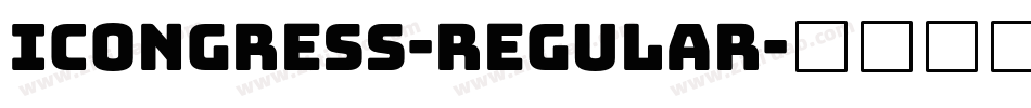 Icongress-Regular字体转换