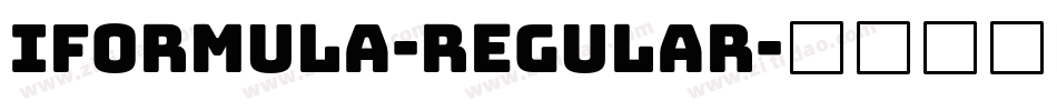 Iformula-Regular字体转换