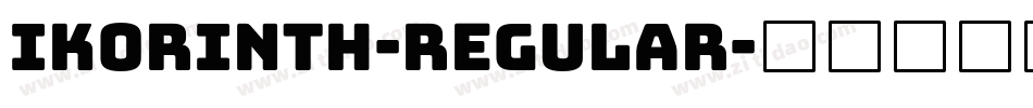 Ikorinth-Regular字体转换