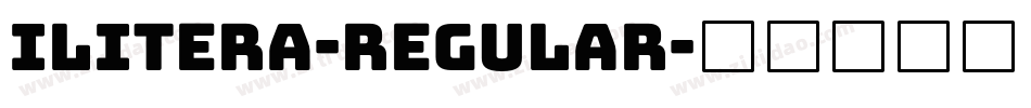Ilitera-Regular字体转换