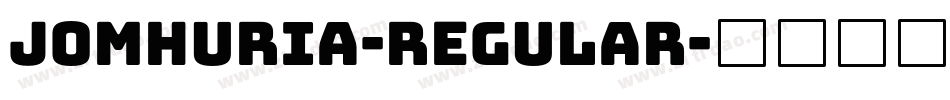 Jomhuria-Regular字体转换