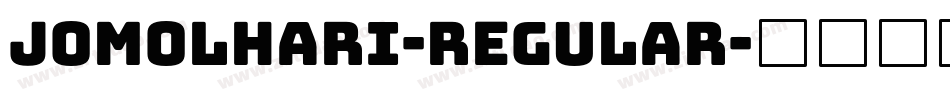 Jomolhari-Regular字体转换