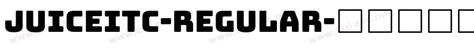 JuiceITC-Regular字体转换