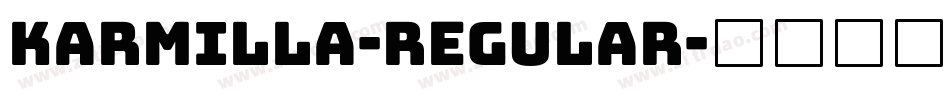 Karmilla-Regular字体转换