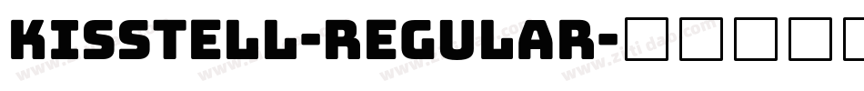 Kisstell-Regular字体转换
