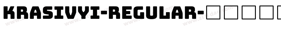 Krasivyi-Regular字体转换