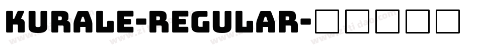 Kurale-Regular字体转换