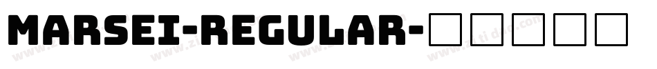 Marsei-Regular字体转换