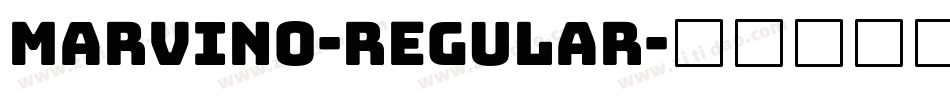 Marvino-Regular字体转换