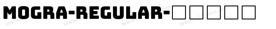 Mogra-Regular字体转换