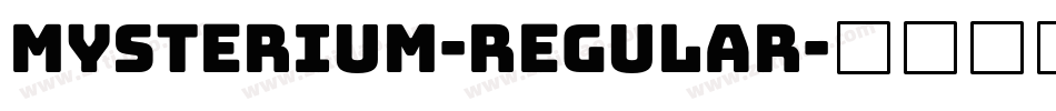 Mysterium-Regular字体转换