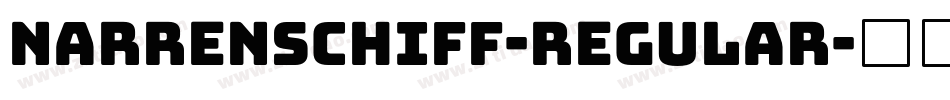 Narrenschiff-Regular字体转换